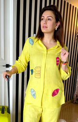 Key To Life Shirt Lemon Yelllow