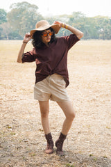 Fold Shirt Series - Chocolate Brown