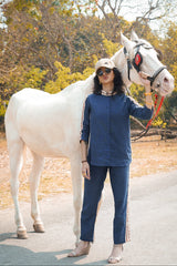 Ivory Lattice Series - Navy