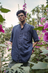 Indigo Classic Men’s Hemp Shirt
