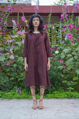 Vineyard Flare - Chocolate Brown