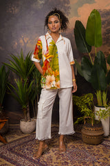 Tropical Monkey Hemp Printed Co-ord Set
